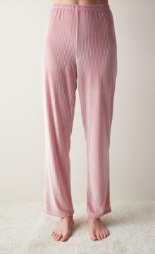 Pantaloni Pijama Aurora Velvet Pink