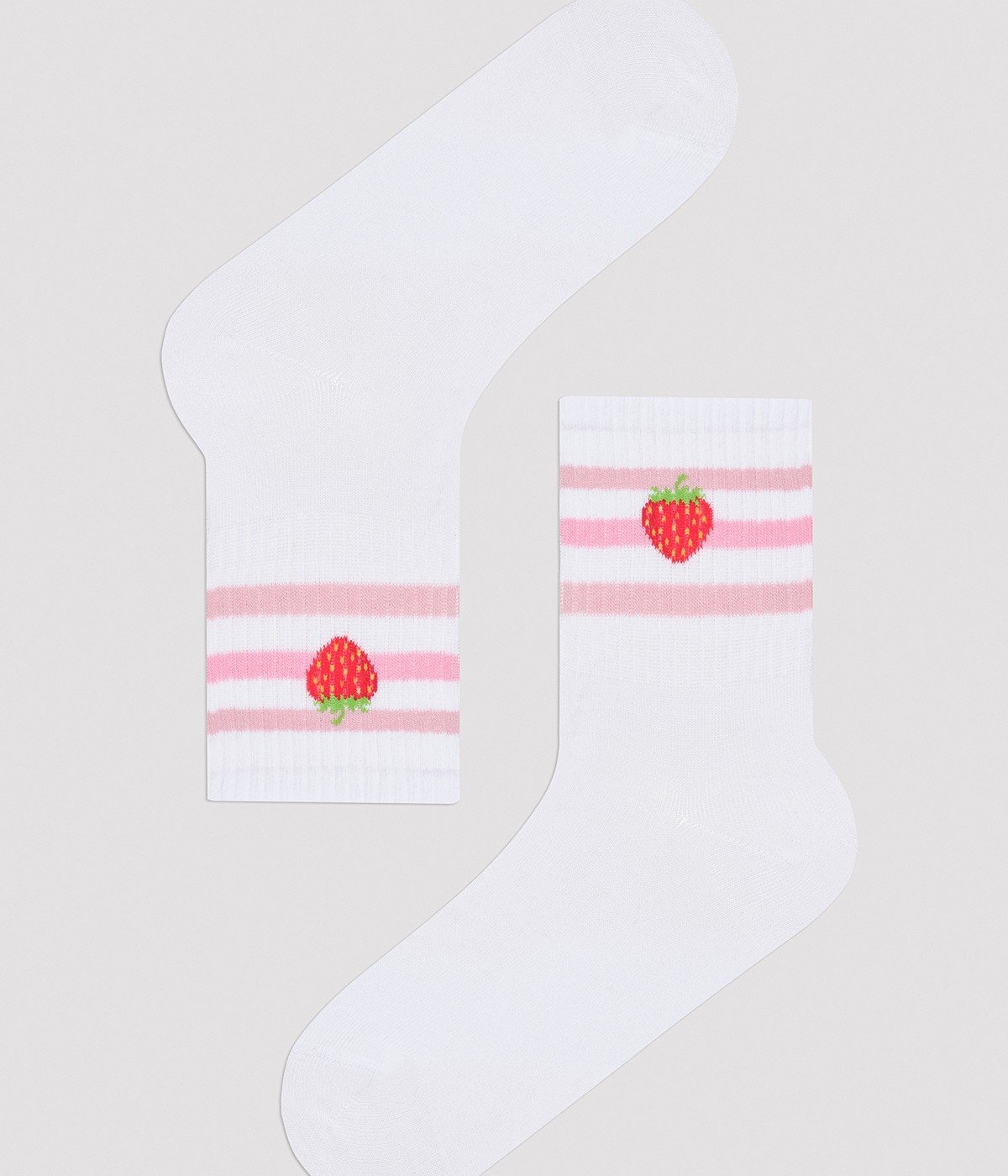 Strawberry Tennis Socket Socks