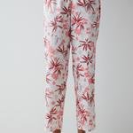 Rosy Printed Satin Pants PJ Bottom