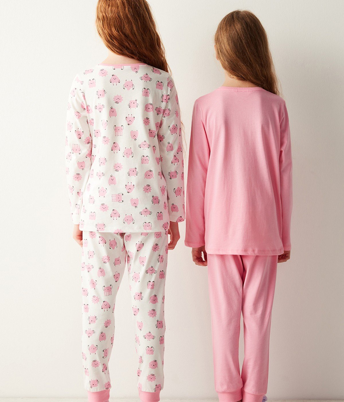 Set Pijama Fete Pinky Monster CK LS