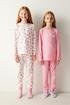 Girls Pinky Monster CK LS 2 Pack Pyjama Set