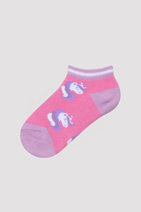 Girls Star Unicorn 4in1 Liner Socks