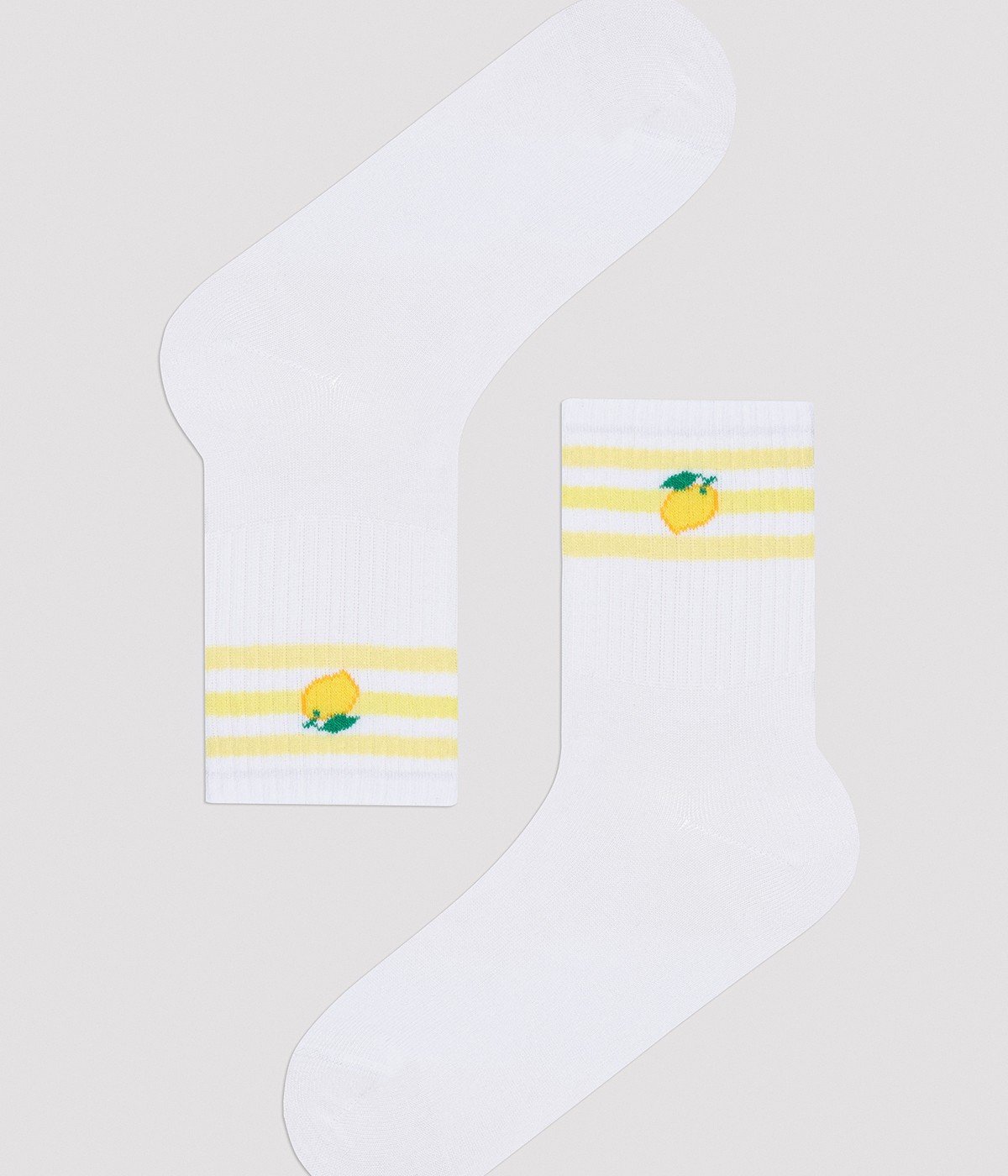 Lemon Tennis Socket Socks