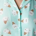 İce Cream Short Sleeve Shirt Pants Pyjamas Set