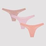 Chilot Thong Coral Vibes Lacy Detailed 3 Buc