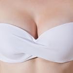 Strapless Cup White Bikini Top