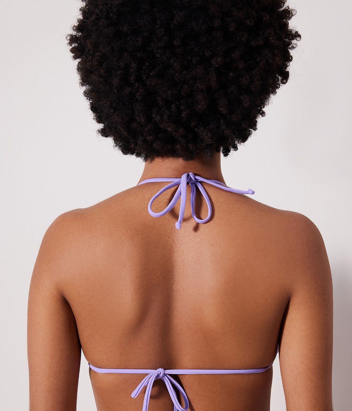 Triangle Lilac Bikini Top