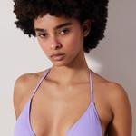 Triangle Lilac Bikini Top