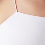 Triangle White Bikini Top