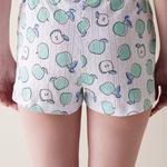 Apple Detailed Shorts