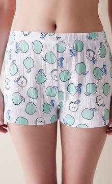 Apple Detailed Shorts