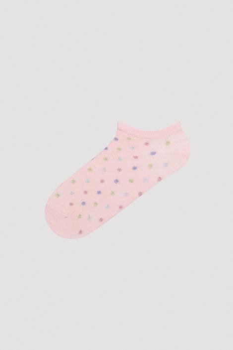 Shiny Dotted 5in1 Liner Socks