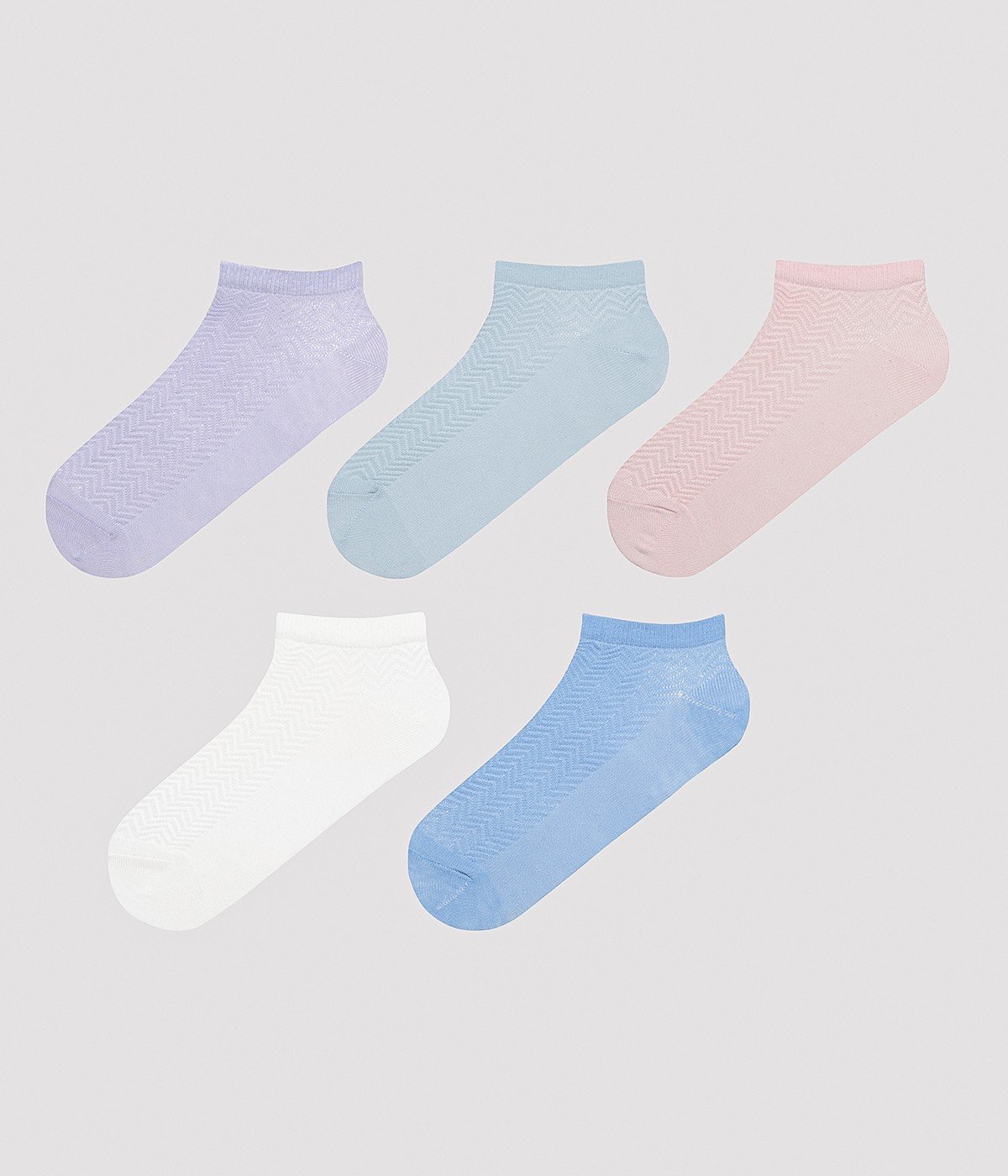 Solid Colors 5in1 Liner Socks