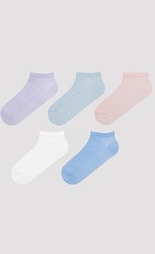 Solid Colors 5in1 Liner Socks