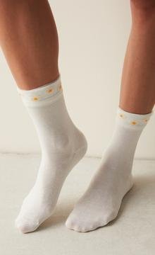 Tulle Daisy Socket Socks