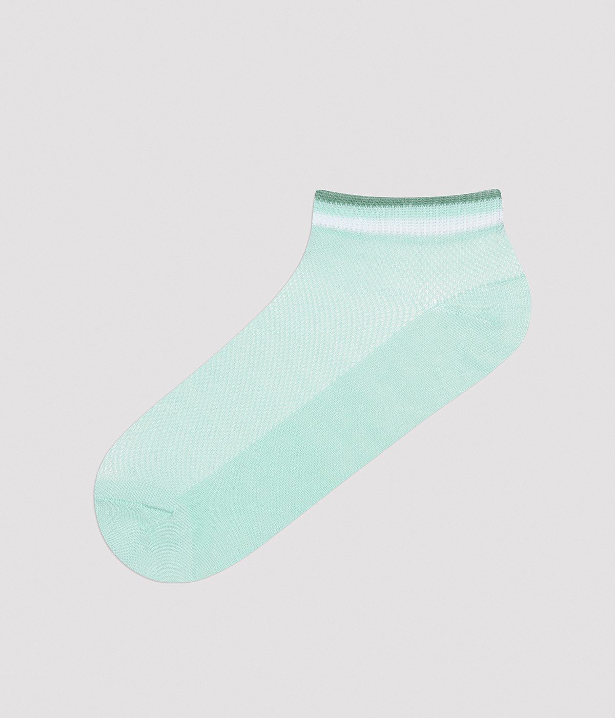 Soft Color Stripe 3in1 Liner Socks
