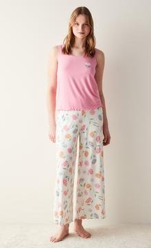 Pantaloni Pijama Flora Printed