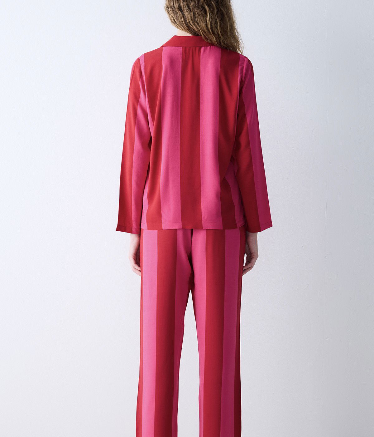 For You Striped Shirt Pant PJ Set