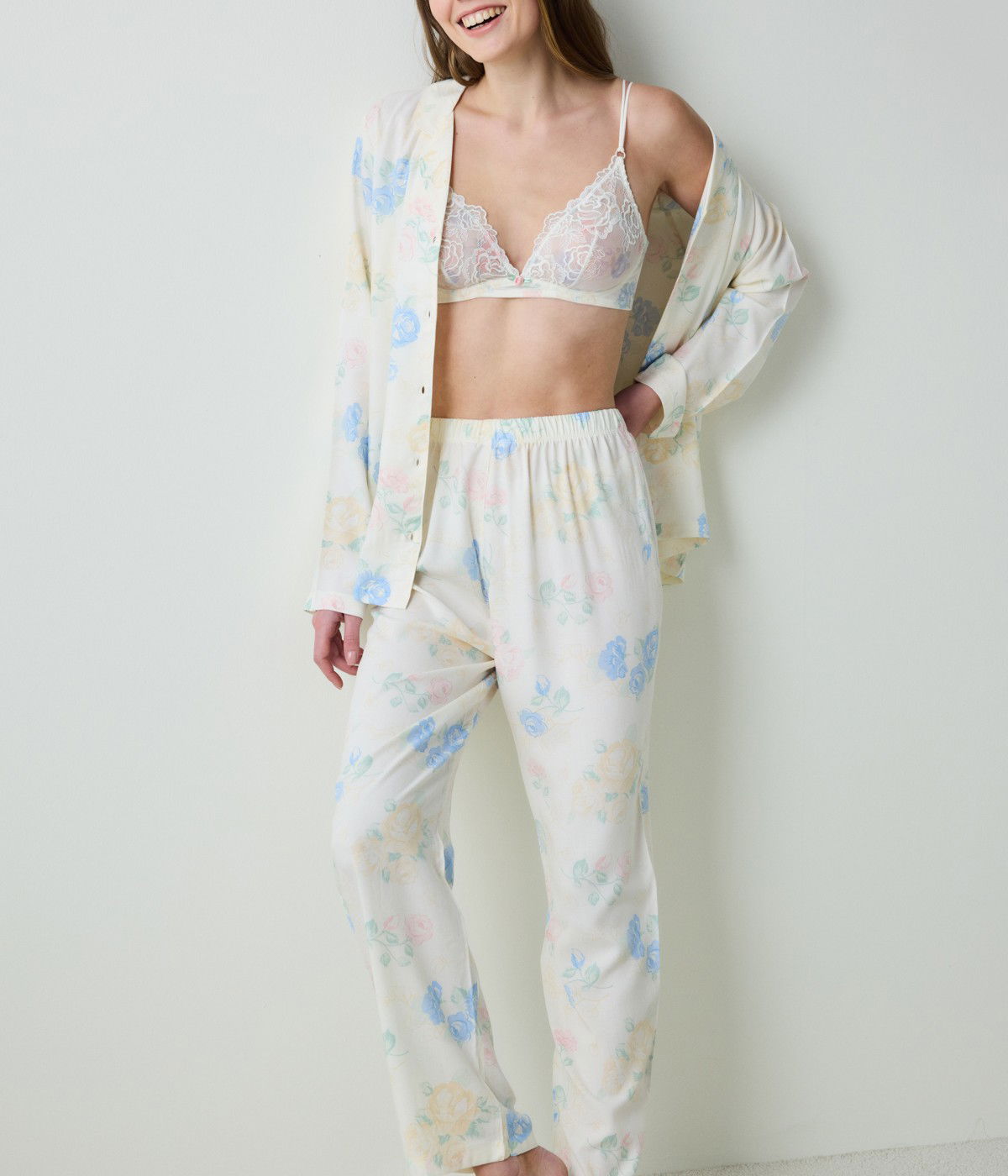 Marina Chally Shirt Pant PJ Set