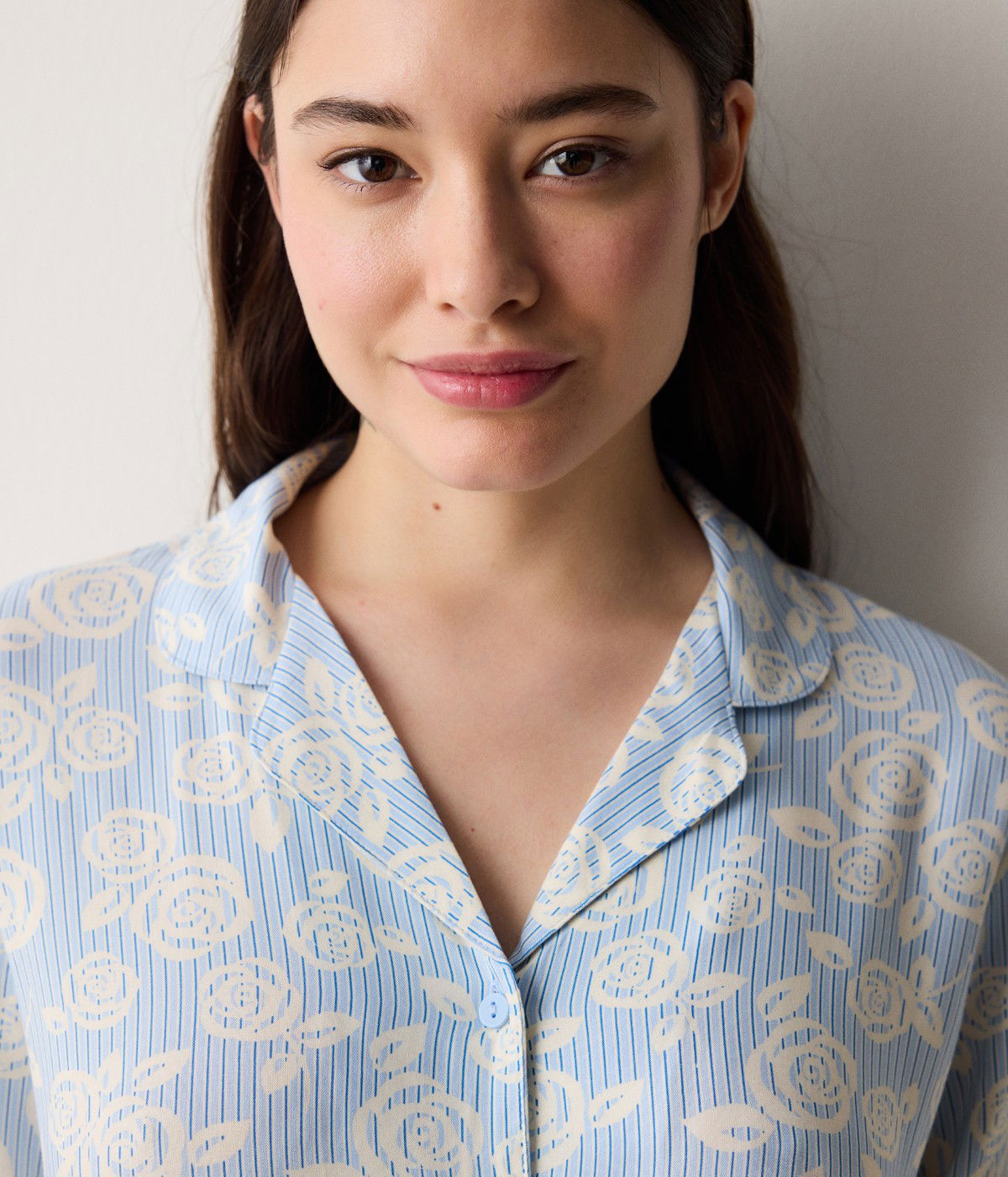 Set Pijama Roses Shirt