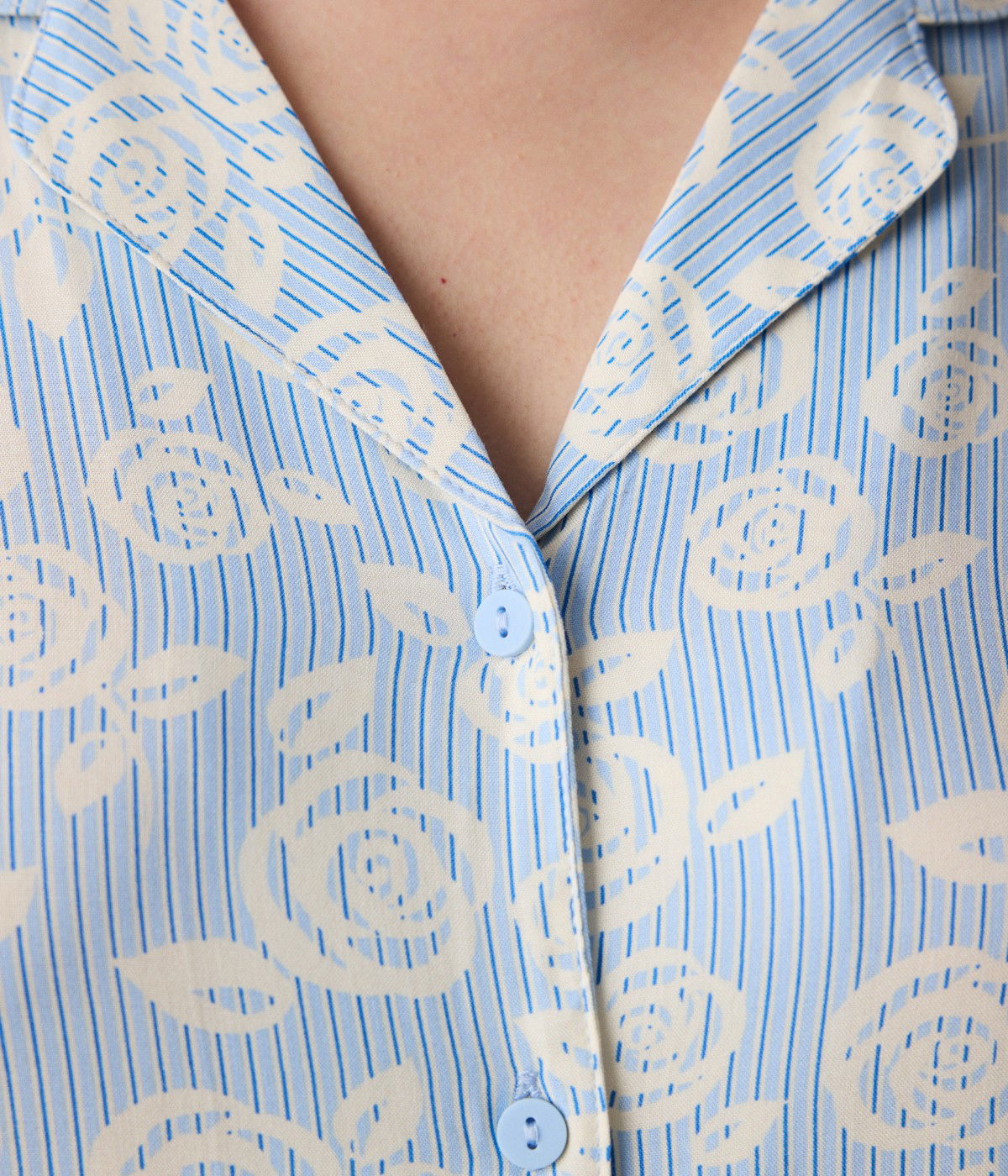Set Pijama Roses Shirt