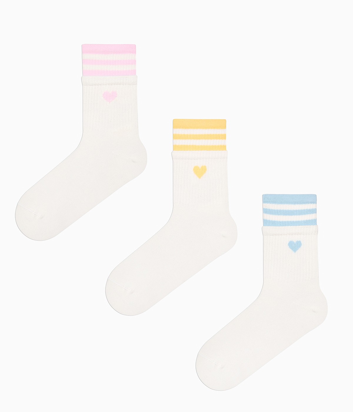 Ankle Detailed Tennis 3in1 Socket Socks
