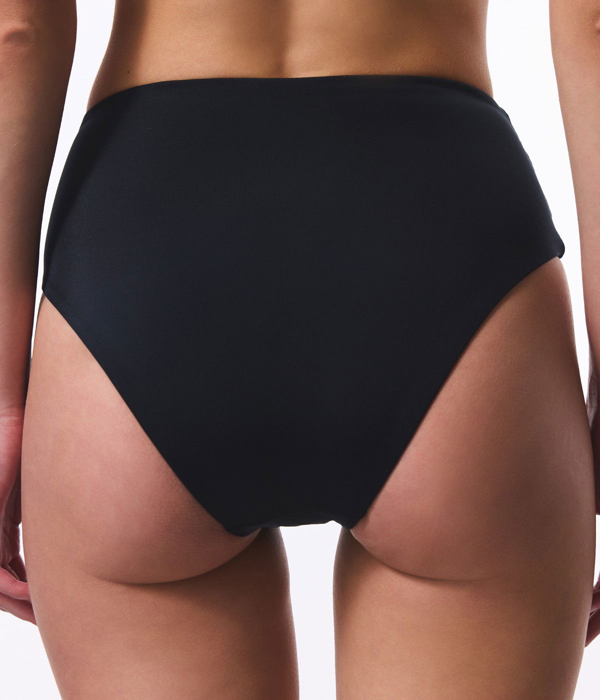 High Shirred Bikini Bottom