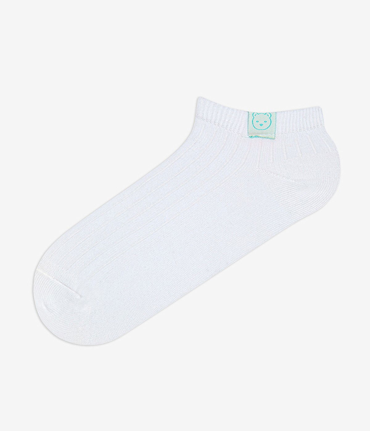 Neon Bear Patch 2in1 Liner Socks