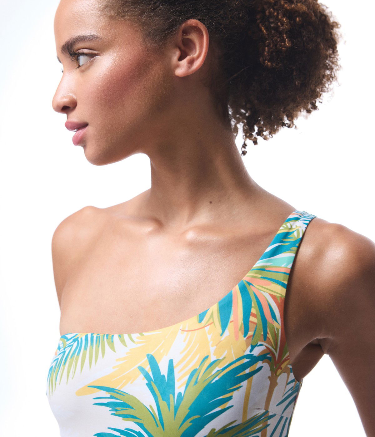 Mae Forest One Shoulder Suit